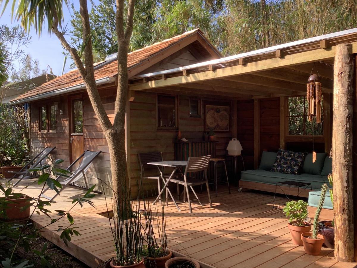 بيدار La Cabane D'Arbolateia Piscine & Spa المظهر الخارجي الصورة